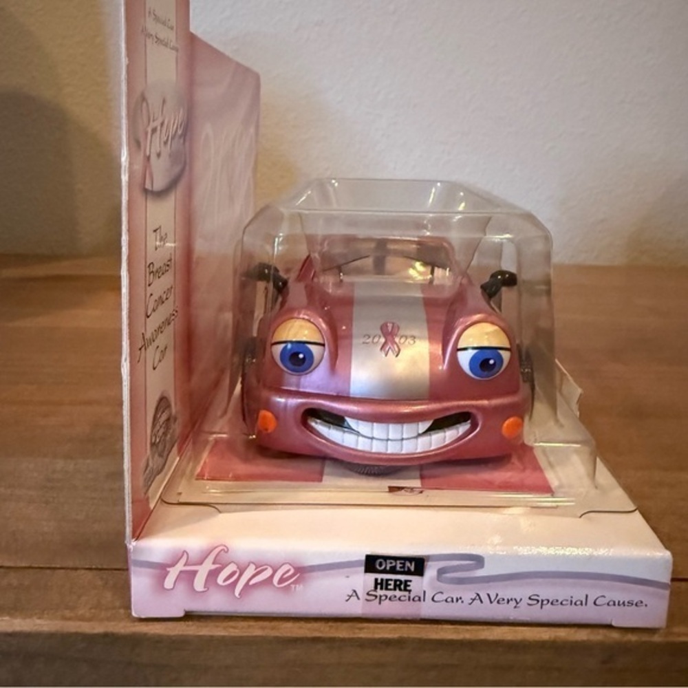 Vintage 2003 Special Edition Chevron Breast Cancer Awareness pink car